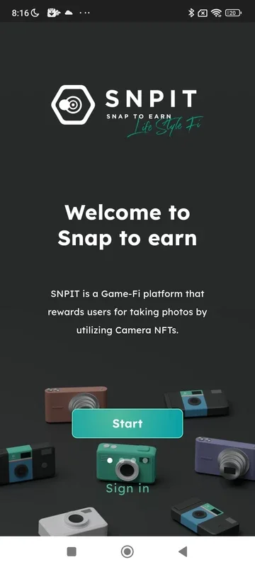 SNPIT - Snap to Earn for Android: Earn NFTs through Photography