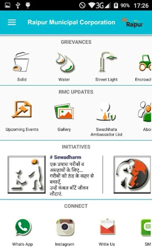 MorRaipur for Android - Simplifying Municipal Services