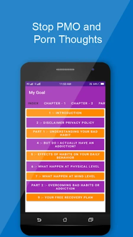 Quit Porn Addiction Recovery App for Android - Overcome Addictions