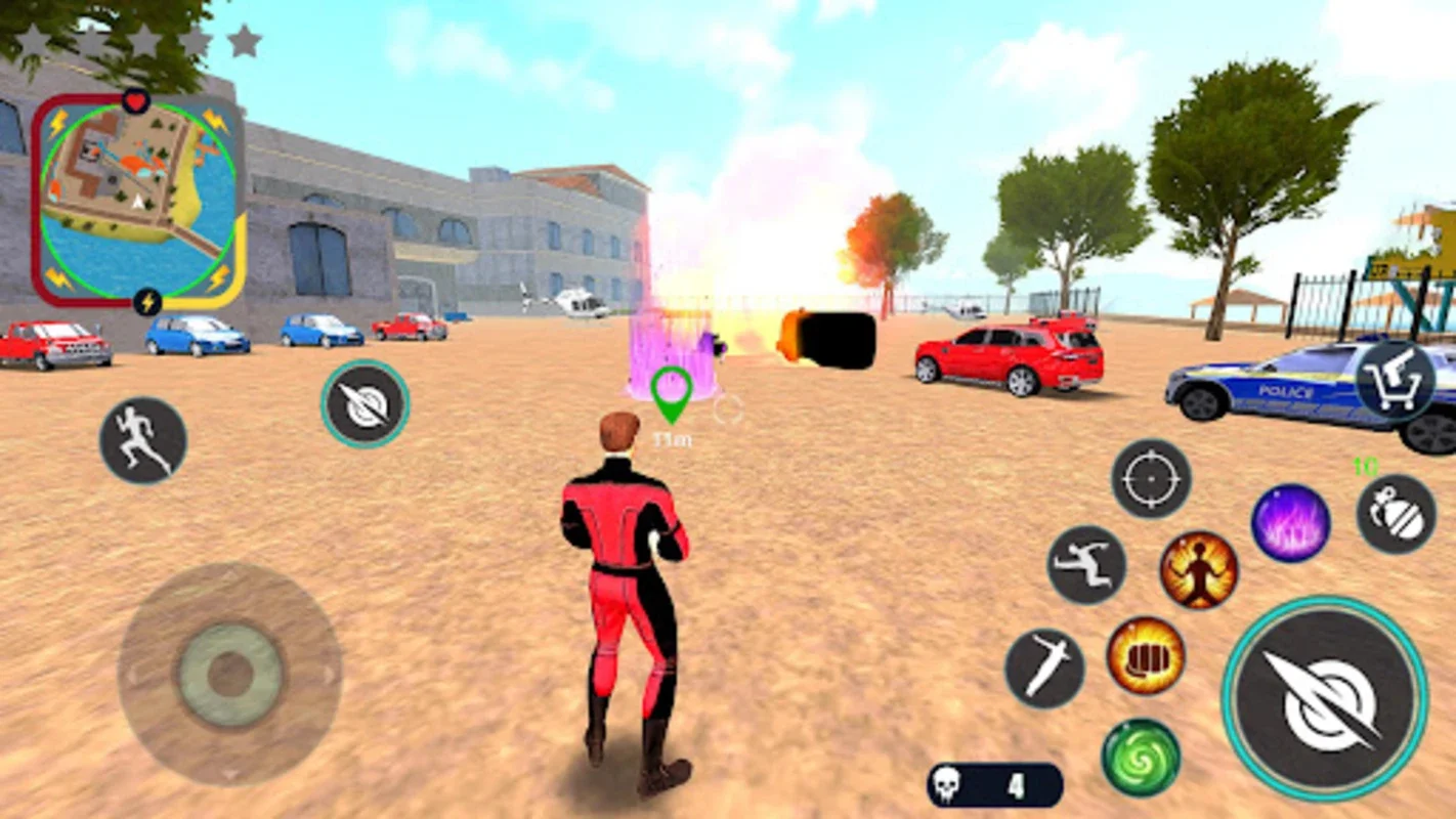 Lightning Vanguard City Battle for Android: Superhero Action