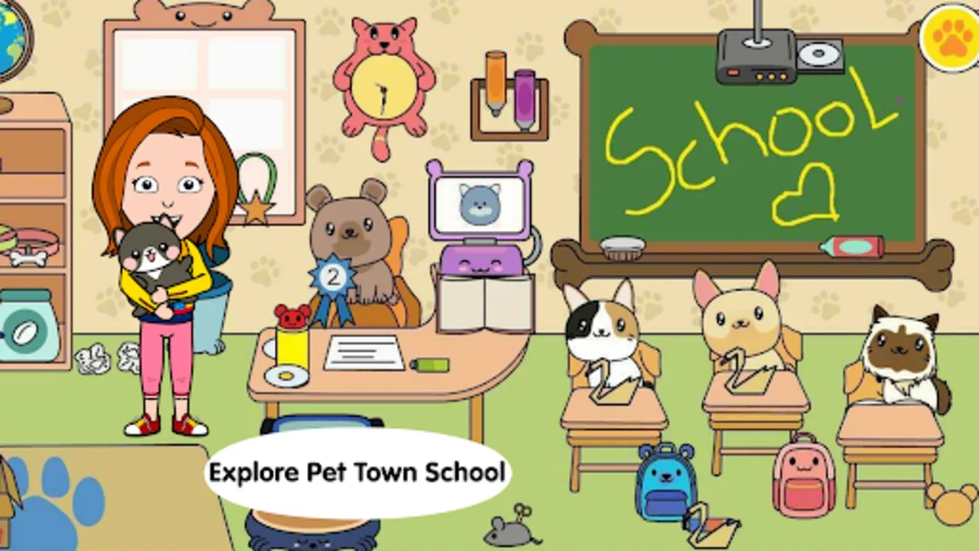 My Cat Town - Tizi Pet Games for Android - Download the APK