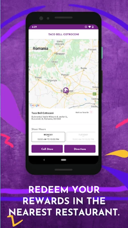 Taco Bell Romania for Android: Convenient Ordering and Exclusive Deals