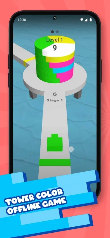 Tower Ball 3D - Shoot Color for Android: Endless Fun