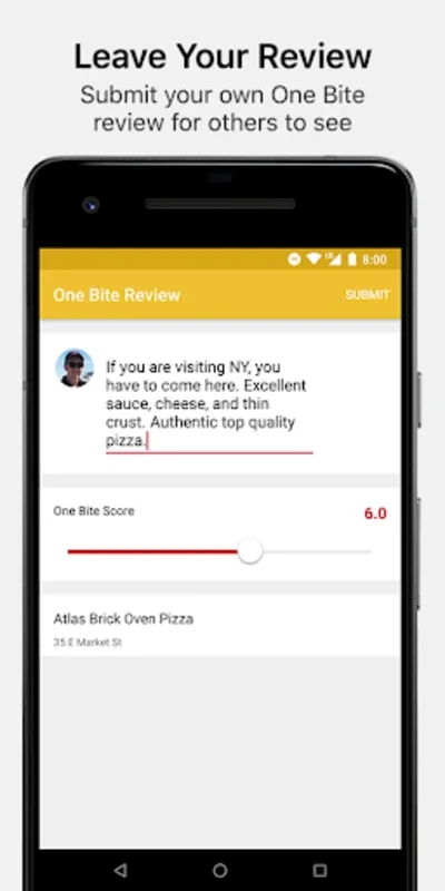 One Bite by Barstool Sports for Android: Find the Best Pizza