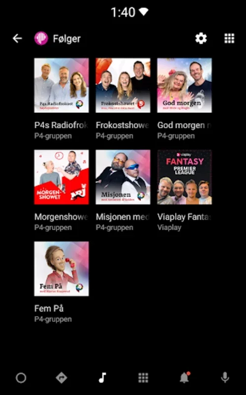 P4 Radio for Android - Enjoy Norwegian Radio and Podcasts