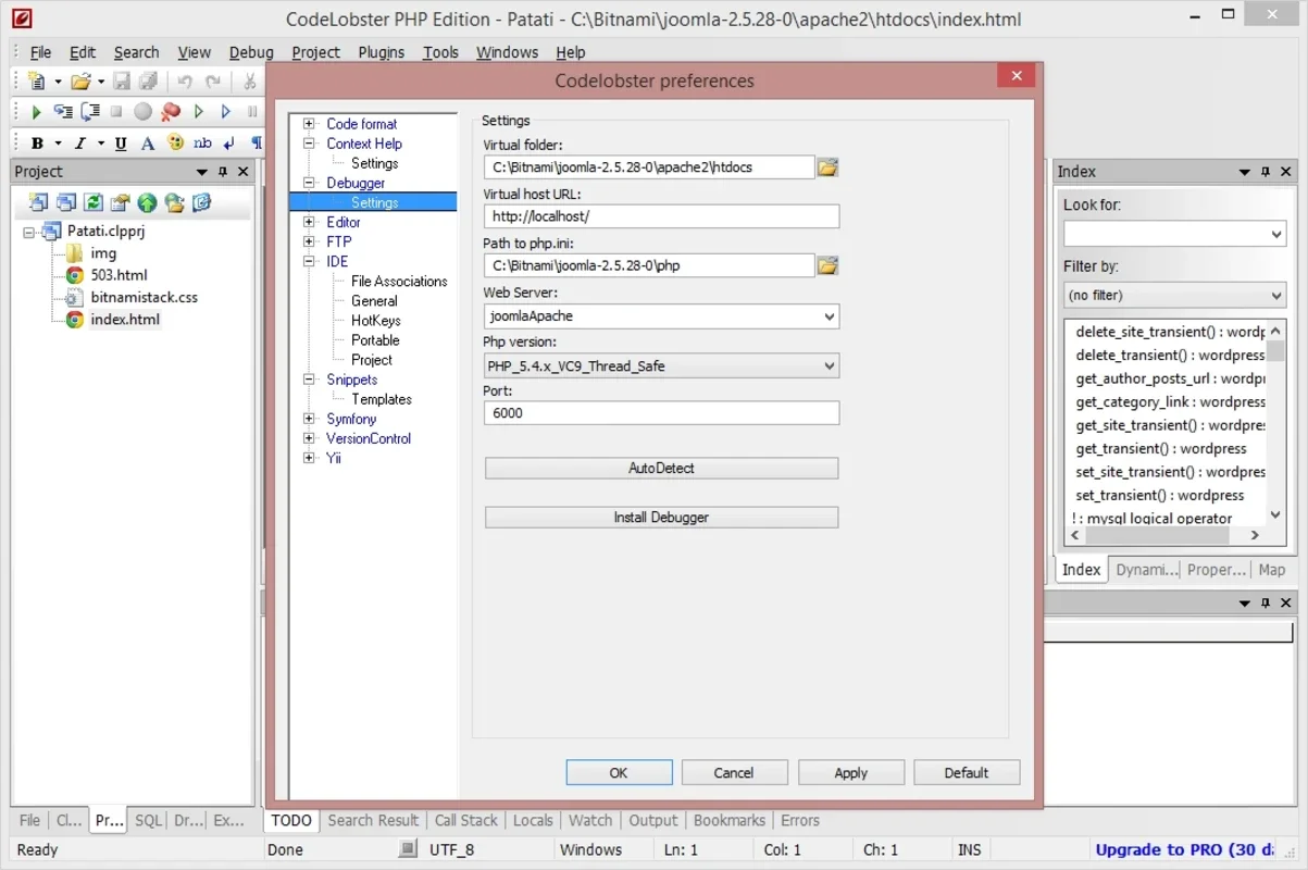 CodeLobster PHP Edition for Windows: A Powerful IDE for Web Development