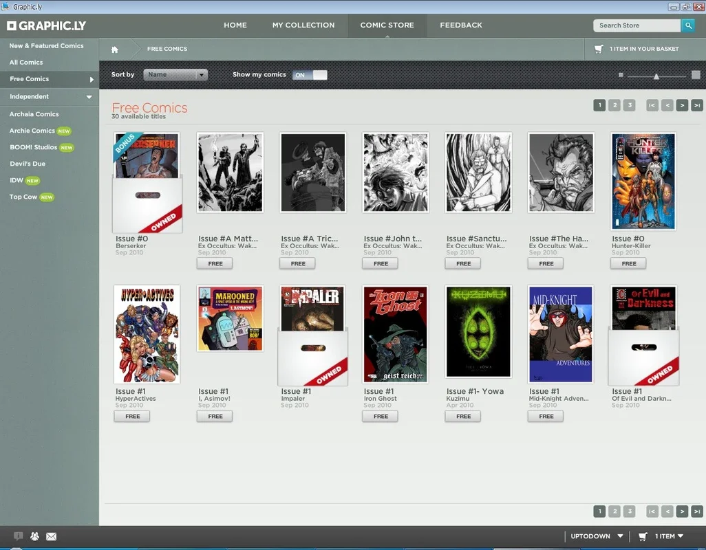 Graphic.ly for Windows - A Social Network for Comic Book Fans