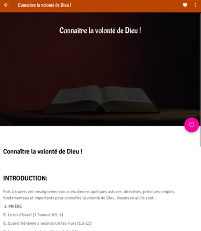 Prédication et Enseignement for Android - Empowering Christian Preaching