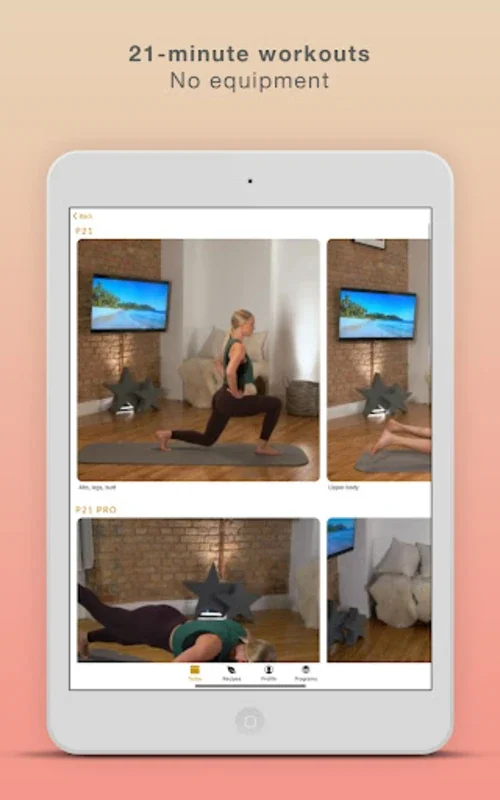 Program 21: Home Workouts for Android - Holistic Fitness App