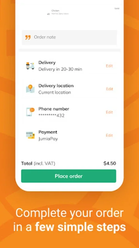 Jumia Food for Android - Convenient Food Delivery