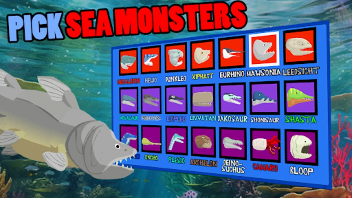 Megalodon Fights Sea Monsters for Android - Thrilling Underwater Battles