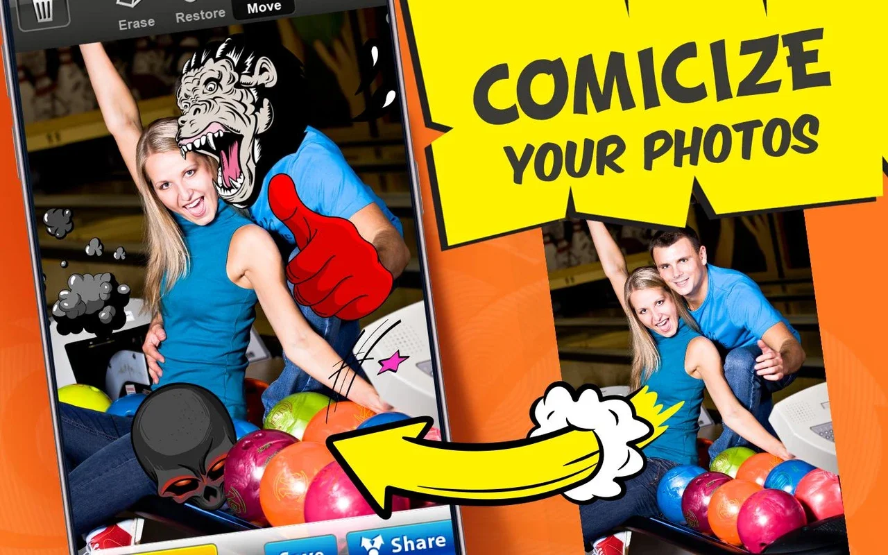 Photo Comics for Android - Create Comic Book Collages