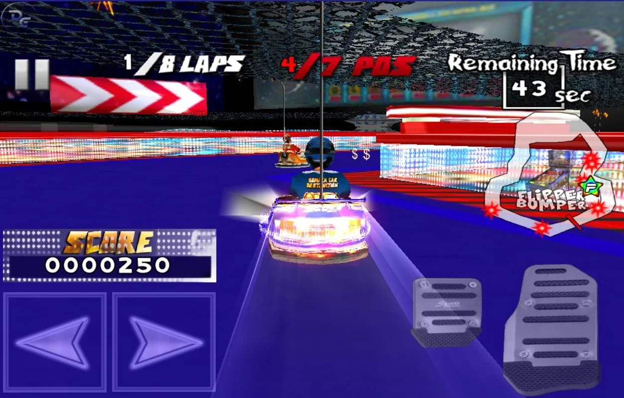 Bumper Car Destruction for Android - No Downloading Required