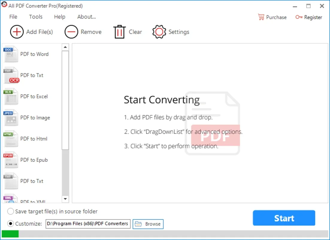 All PDF Converter for Windows - Efficient PDF Format Conversion