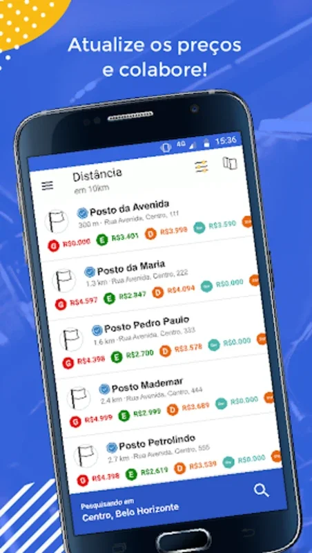 Preço dos Combustíveis for Android - Track Fuel Prices