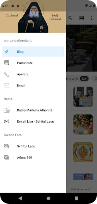 Ortodoxia - Mărturie Athonită for Android: Explore Orthodox Teachings