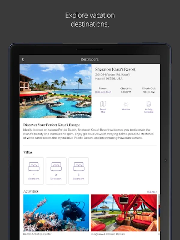 Sheraton® Vacation Club for Android: Luxury Villa Resorts