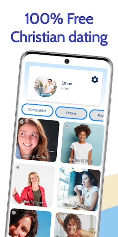 Christianical, Android Dating Chat App for Free Christian Connections