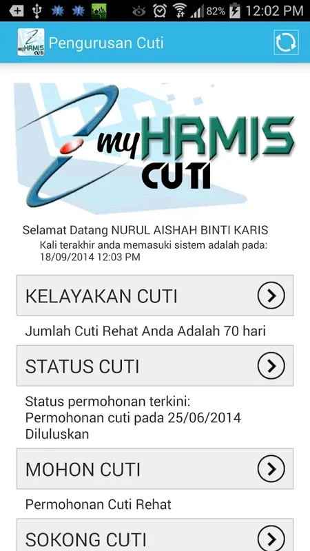 MyHRMIS Cuti for Android - Streamlined HR Management