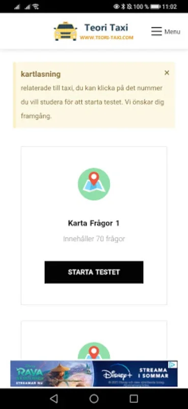 Taxi Frågor - Säkerhet, karta for Android: Enhance Taxi Skills