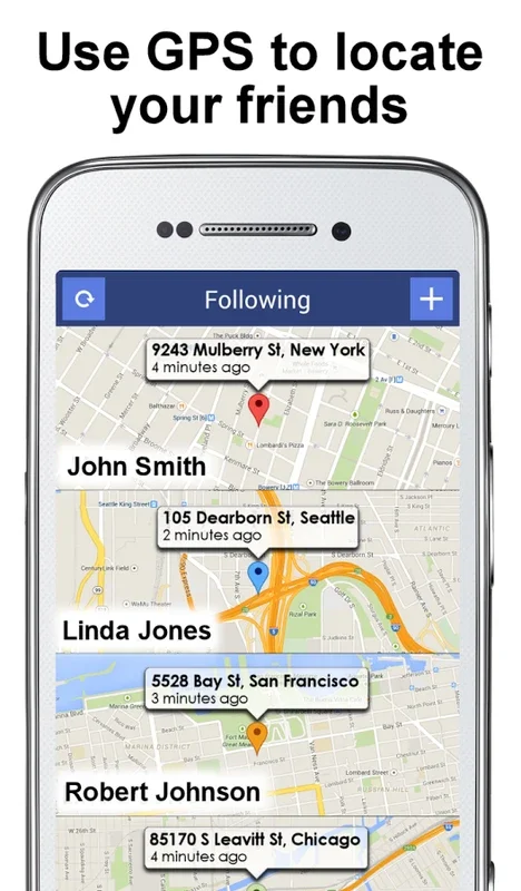 Friend Mapper for Android - Locate Contacts Easily