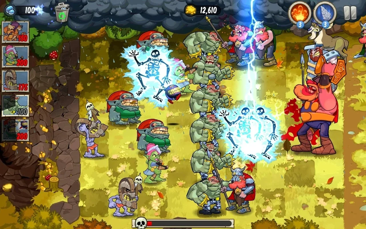 Trolls vs Vikings for Android: Defend Against Vikings