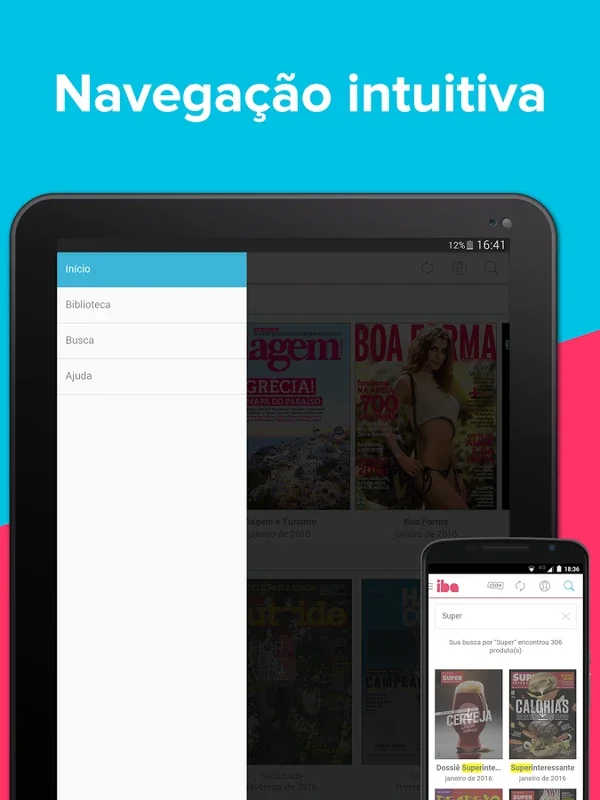 iba revistas for Android - Rich Content App