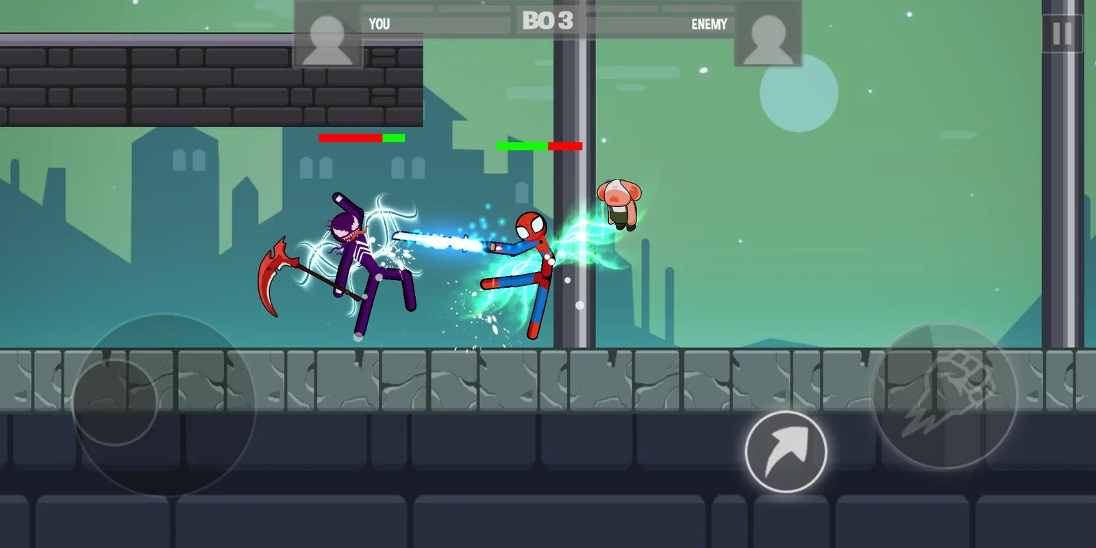 Spider Stickman Fighting for Android - Challenging Battles Await