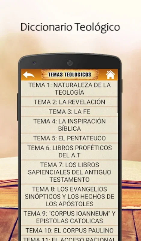 Diccionario Teológico for Android - Explore New Testament Theology