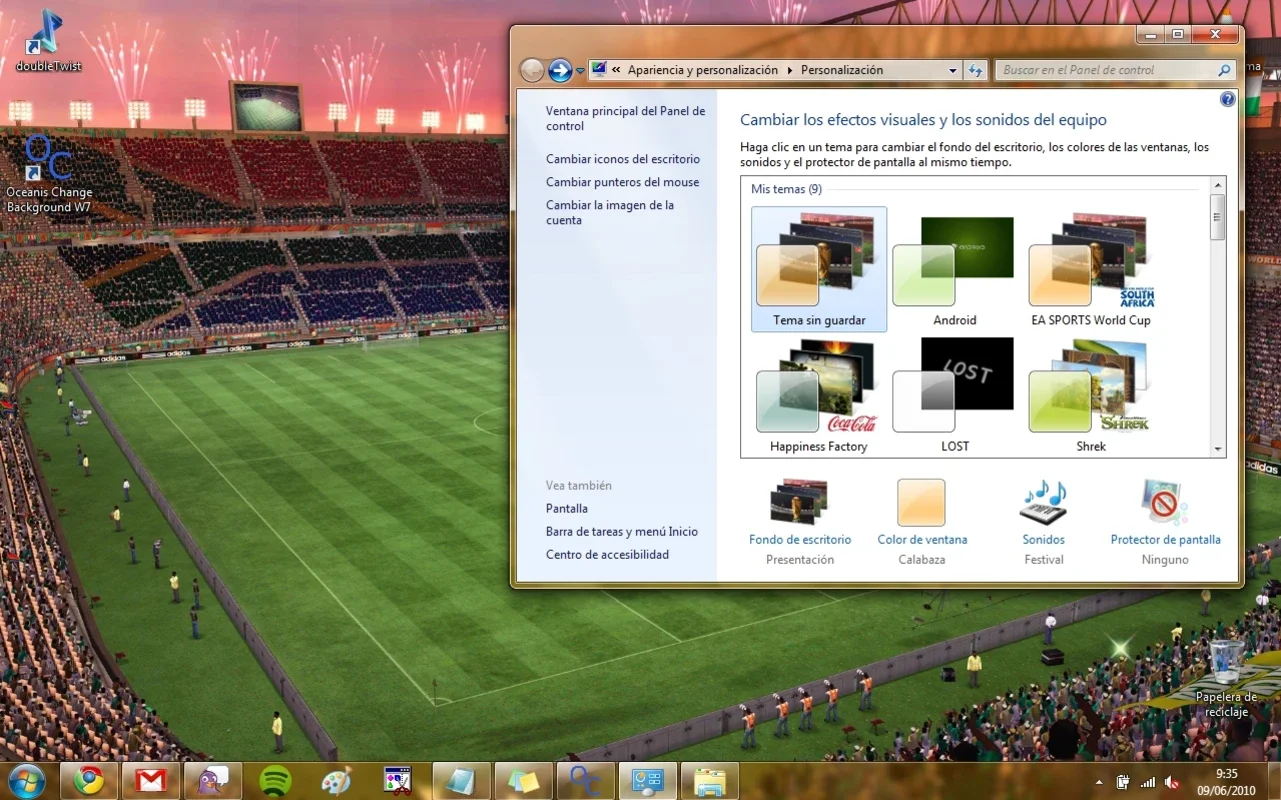 EA SPORTS World Cup Windows 7 Theme: Relive the 2010 World Cup on Your Windows Desktop