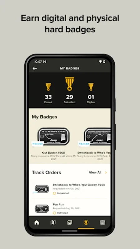 Badge of Honor for Android - Off-Road Trail Exploration Tool