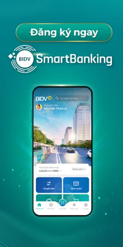 BIDV SmartBanking for Android - Secure and Customizable Banking