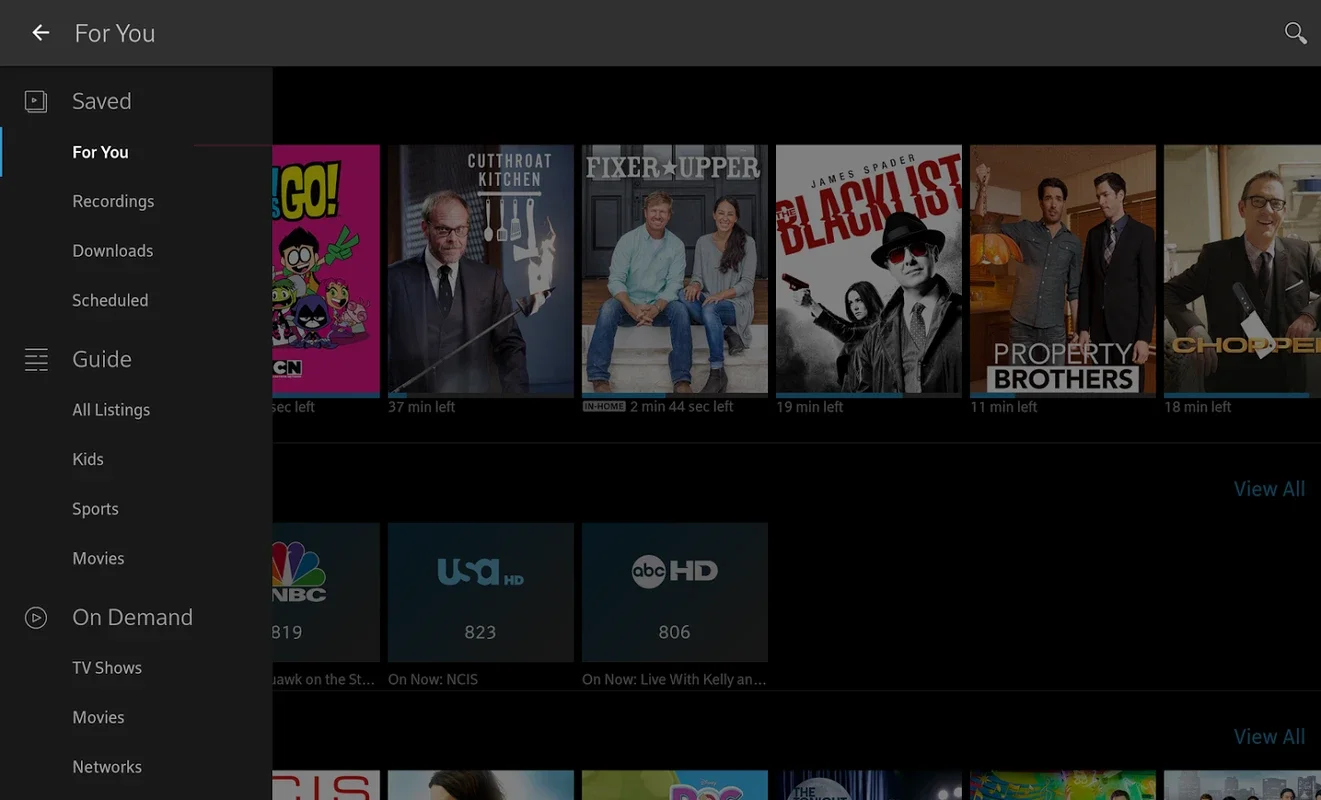 Xfinity TV for Android: Unbeatable TV Programming