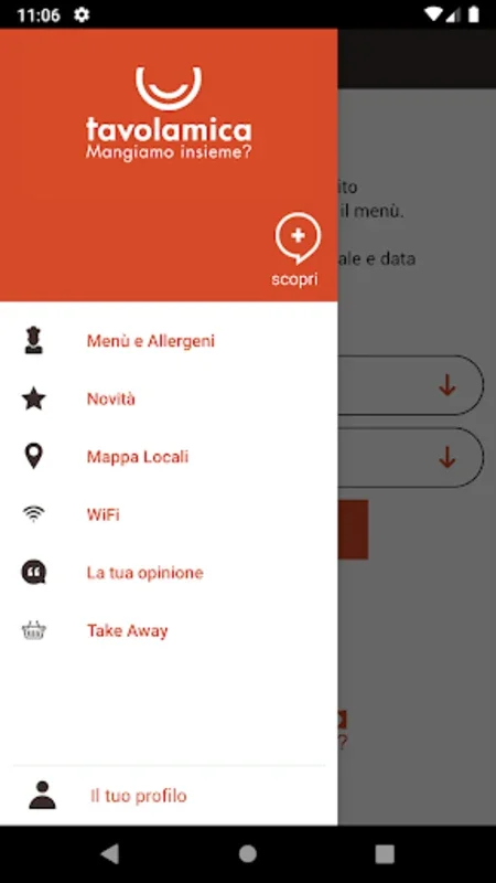 Tavolamica for Android - Navigate Restaurants with Ease