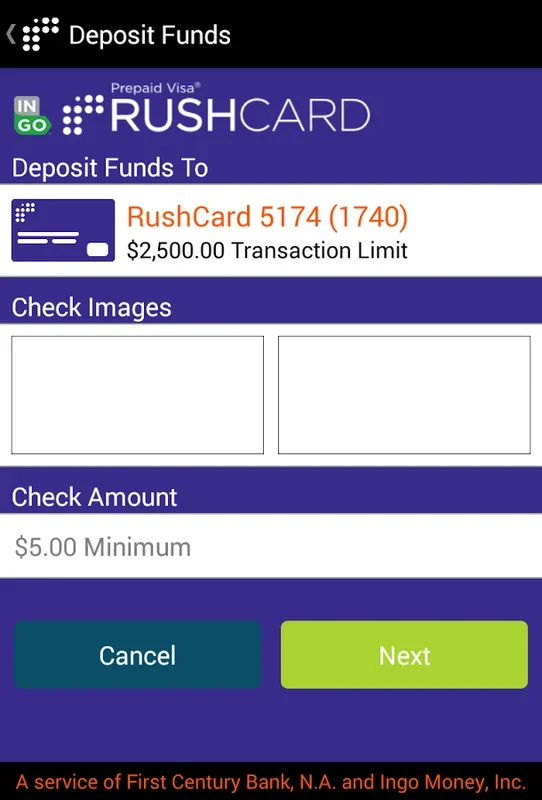 RushCard for Android: Seamless Banking Experience