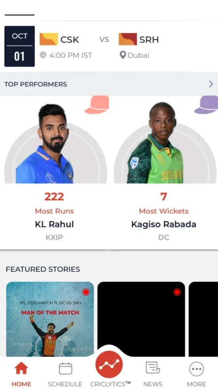 Cricket.com for Android: All - in - One Cricket Information