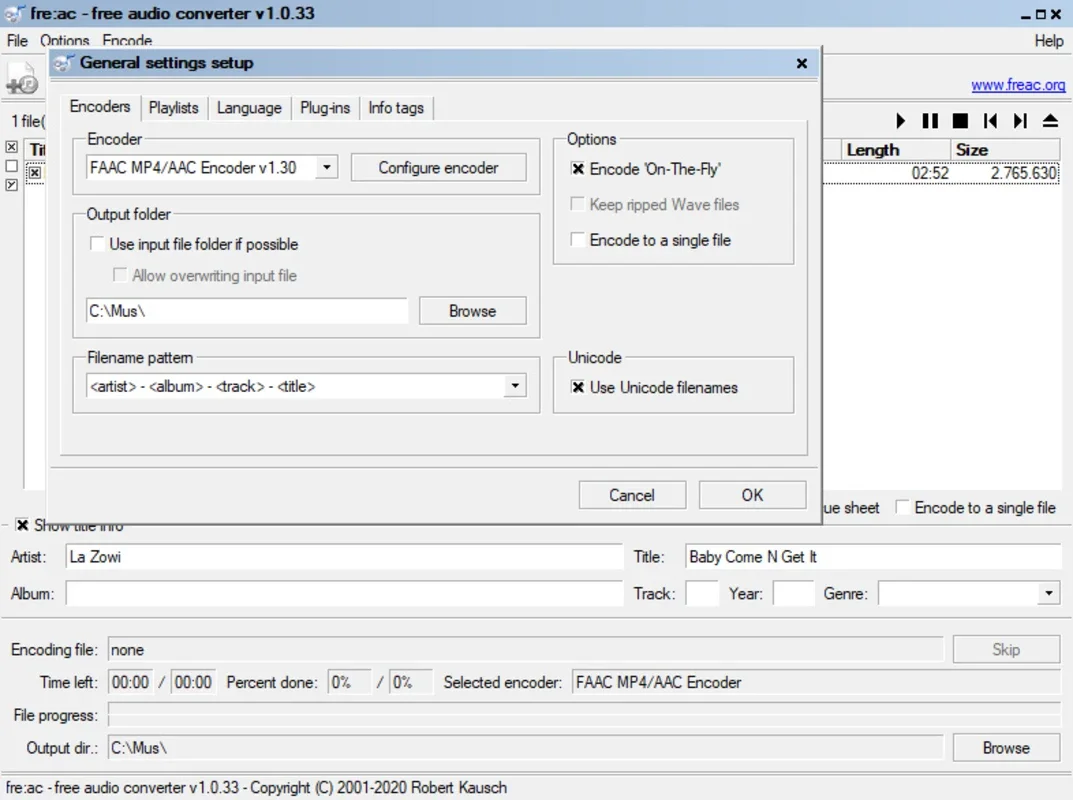 fre:ac for Windows - Efficient Audio Conversion