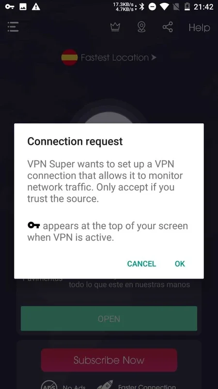 VPN Super for Android - Global Server Access