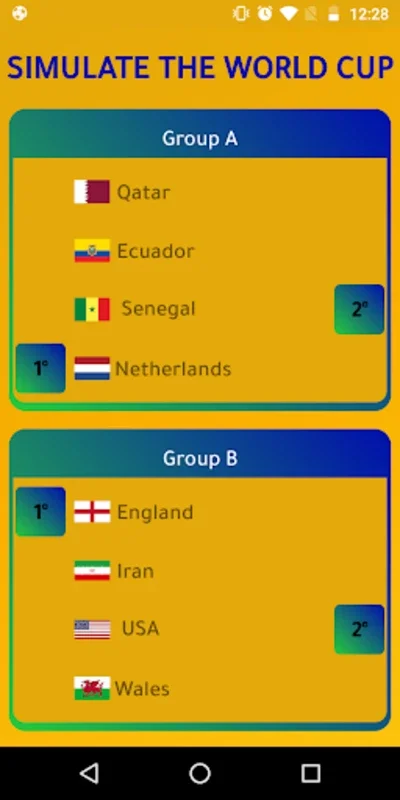 simulate the world cup for Android - Predict Soccer World Cup Outcomes