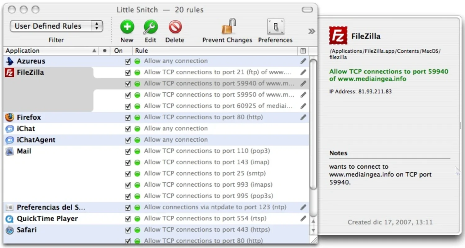 Little Snitch for Mac: Manage Outgoing Connections