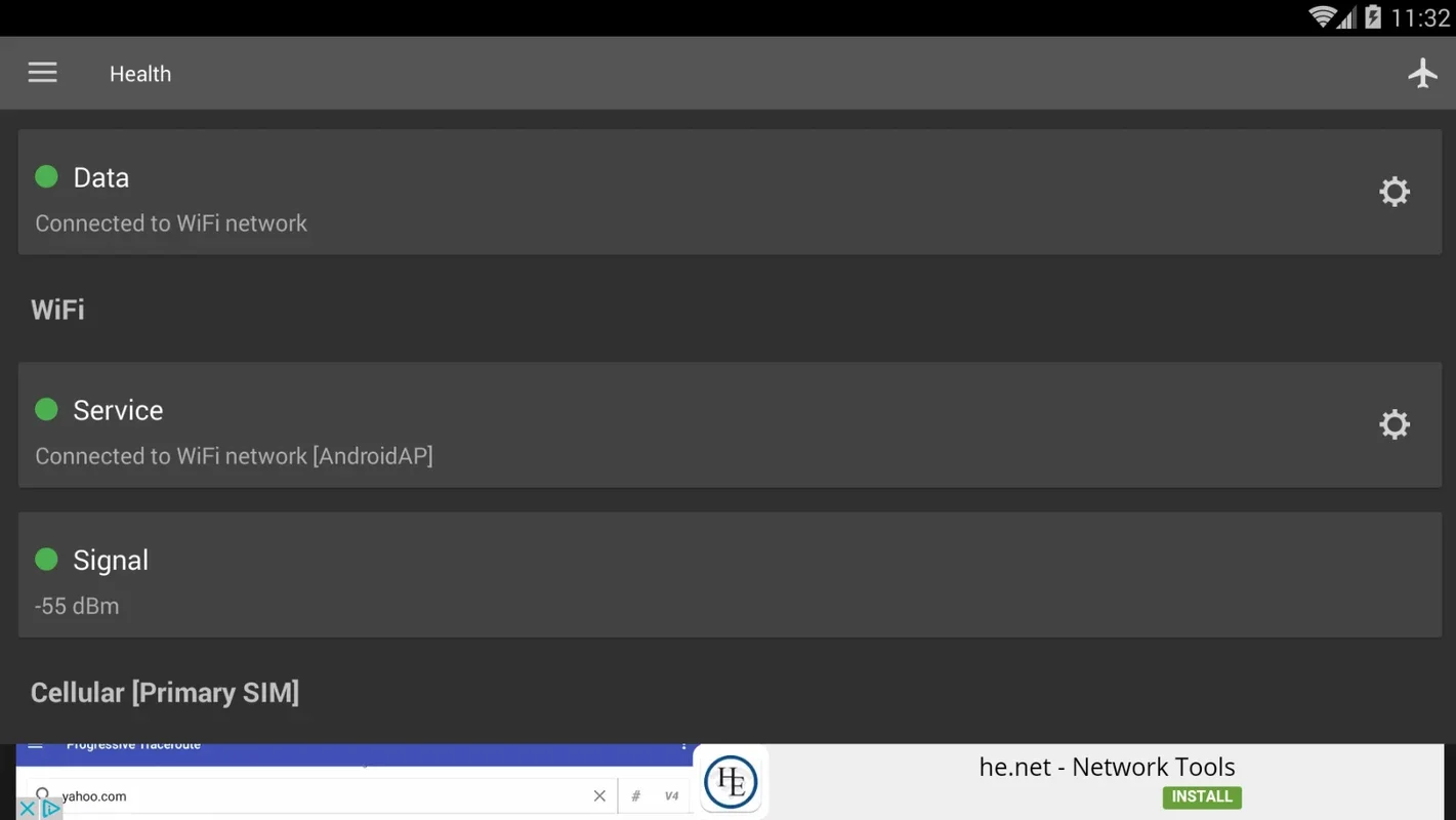 Network Signal Strength for Android - Monitor Signal Intensity