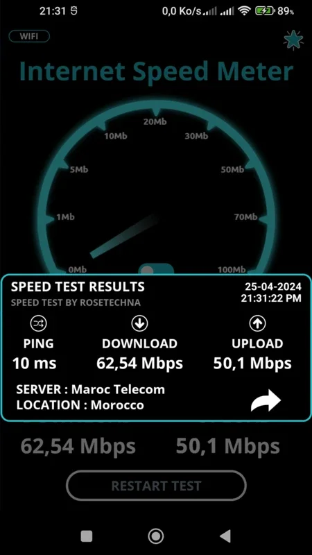 Internet Speed Meter for Android - Check and Improve Your Connection