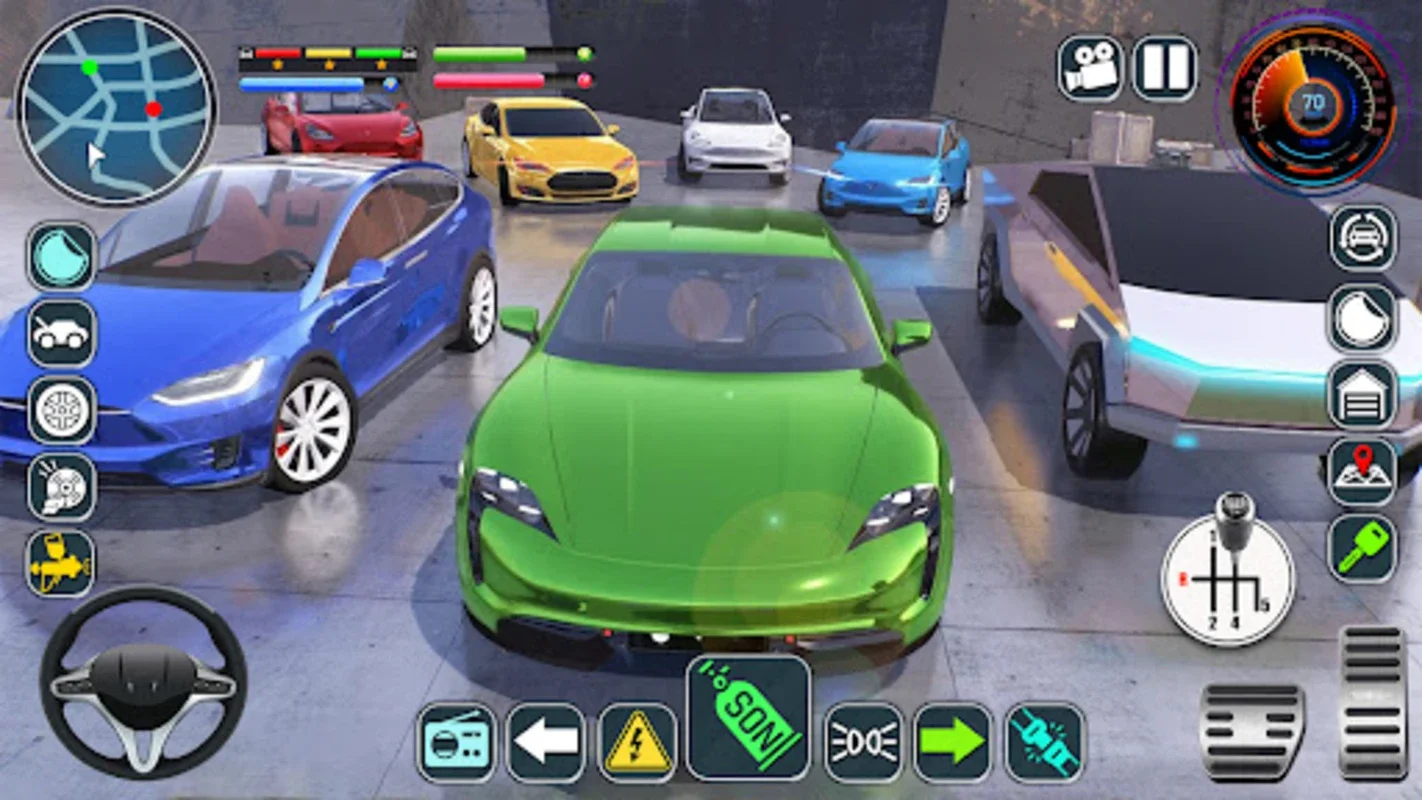 Electric Car Game Simulator for Android - Realistic Electric Vehicle Simulation