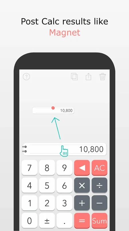 StickyCalc for Android: Innovative Calculation Experience