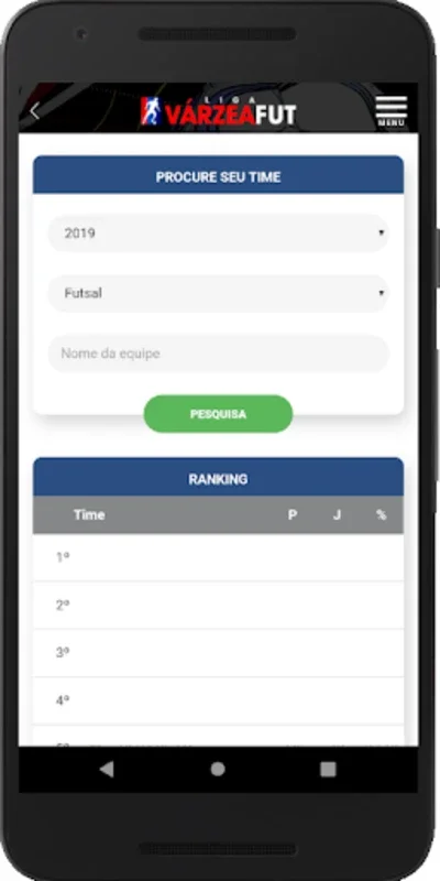 VárzeaFut for Android: Revolutionizing Amateur football