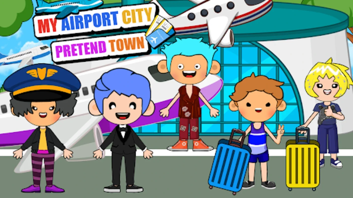 My Airport City Pretend Town for Android: Endless Role - Playing Fun