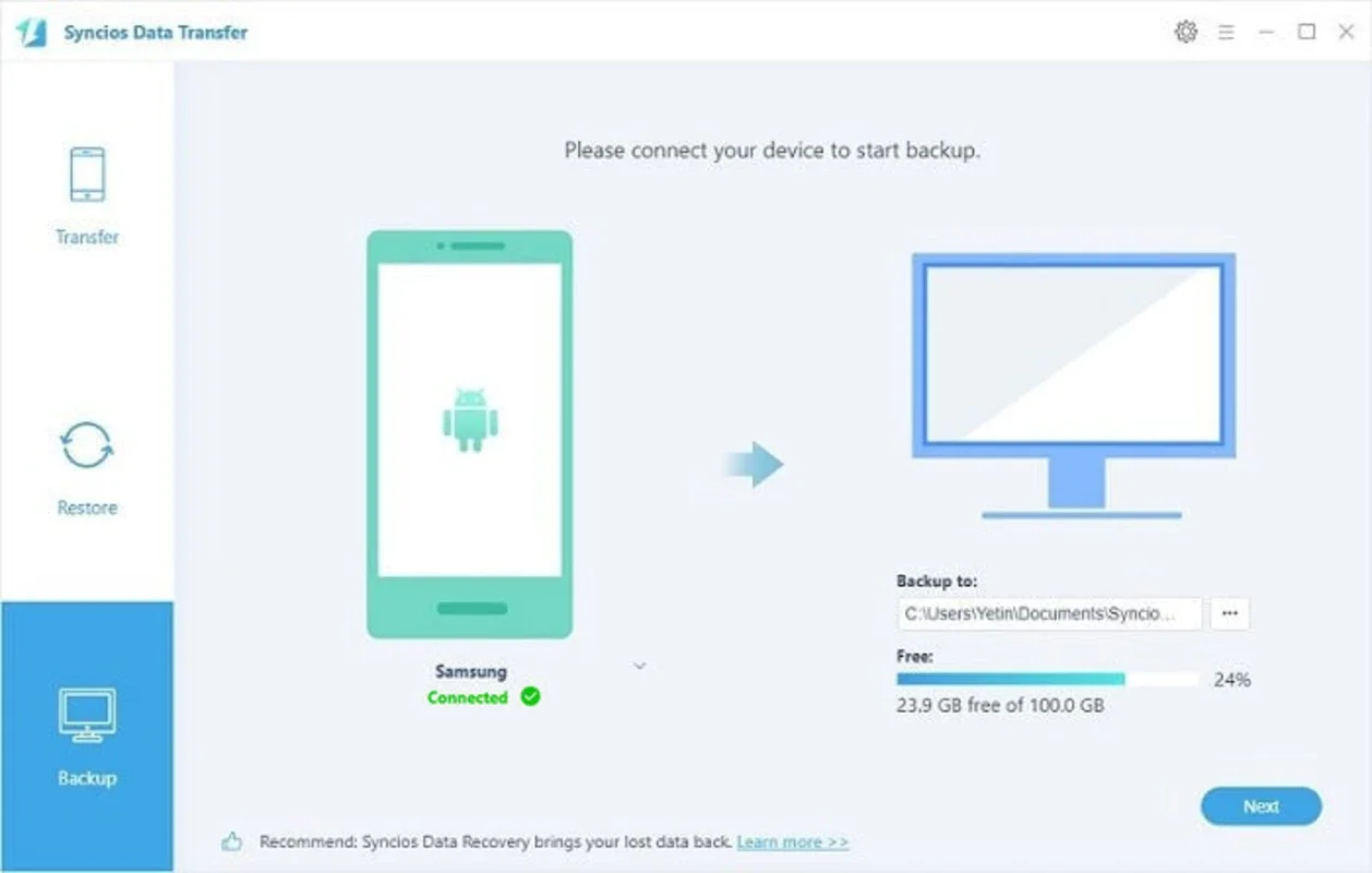 Syncios Data Transfer for Mac - Transfer Data Easily