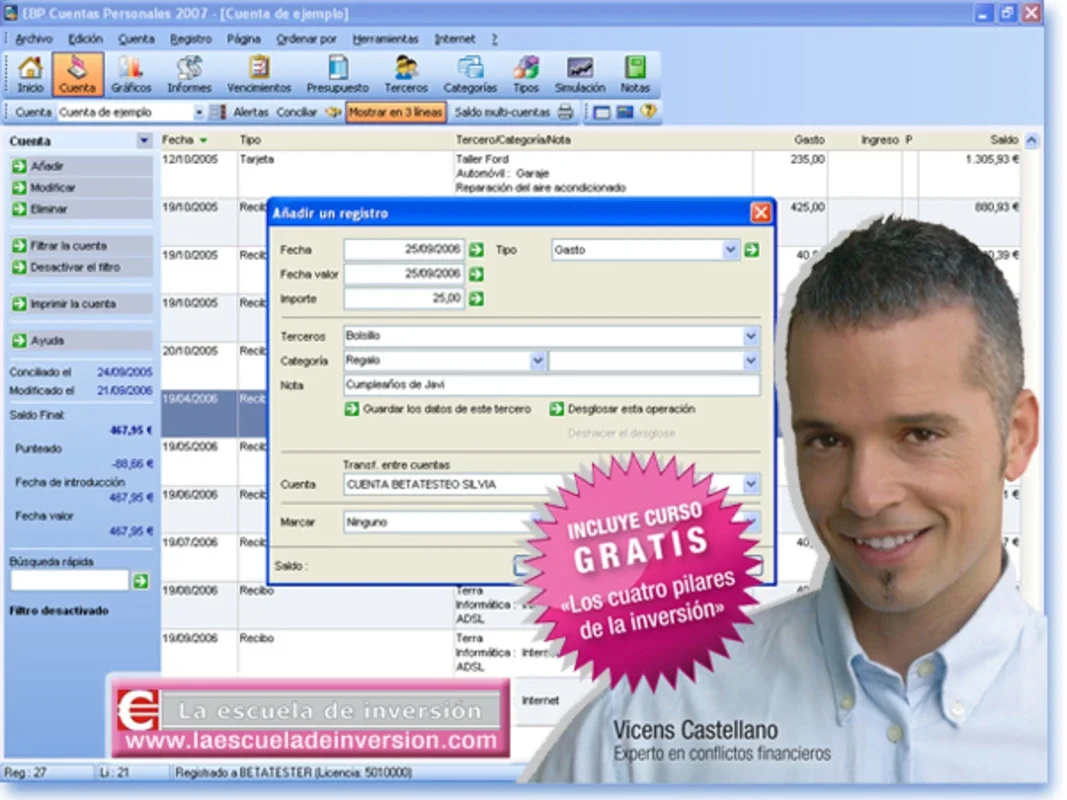 EBP Cuentas Personales for Windows: Manage Your Finances