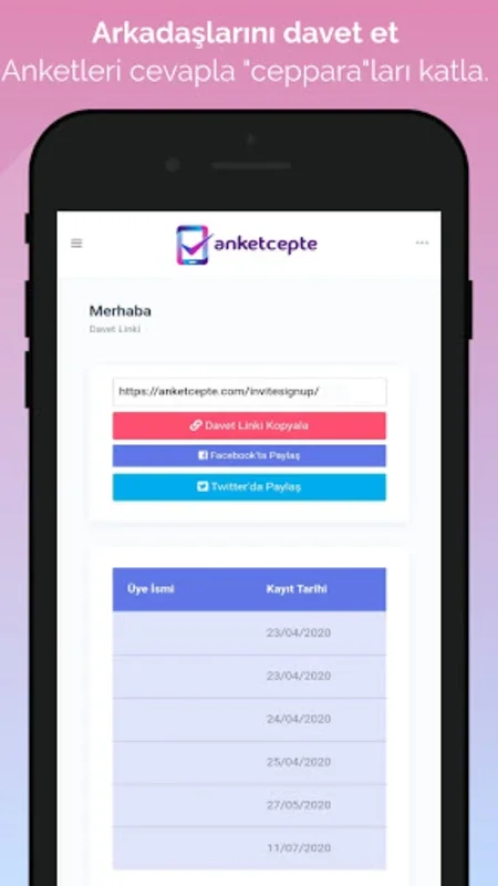 Anket Cepte for Android - Earn Rewards with Surveys and Referrals