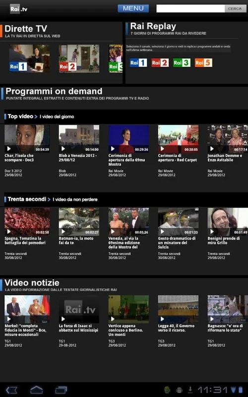 RaiPlay for Android - Access Italian TV Content